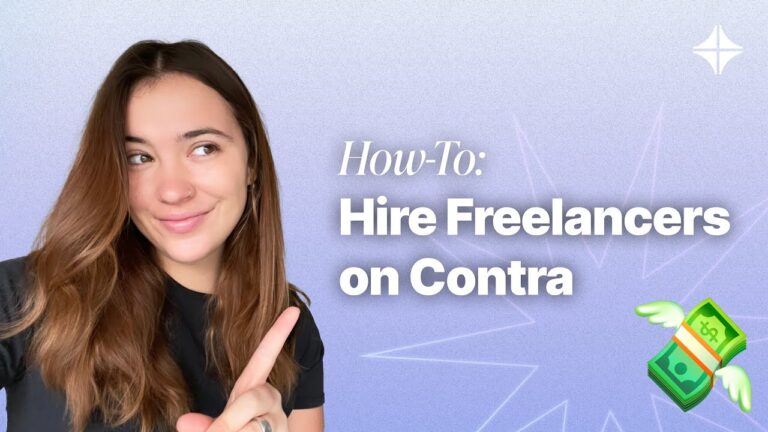 How-To: Hire Freelancers | On Contra