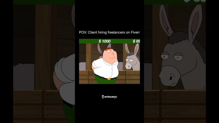 How Clients hire Freelancers on Fiverr #design #designhumor #memes