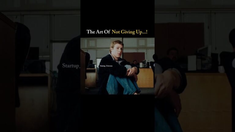 The Art of not giving up..! #enterpreneur #ceo #startup