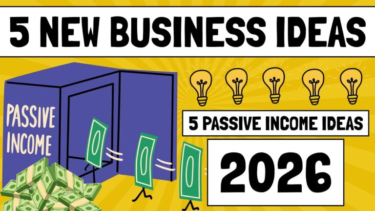 5 New Business Ideas for Passive Income in 2026