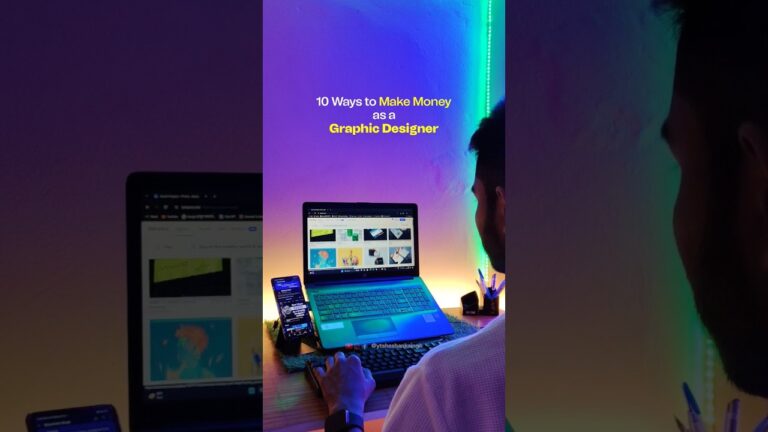 10 ways graphic designers can earn money!