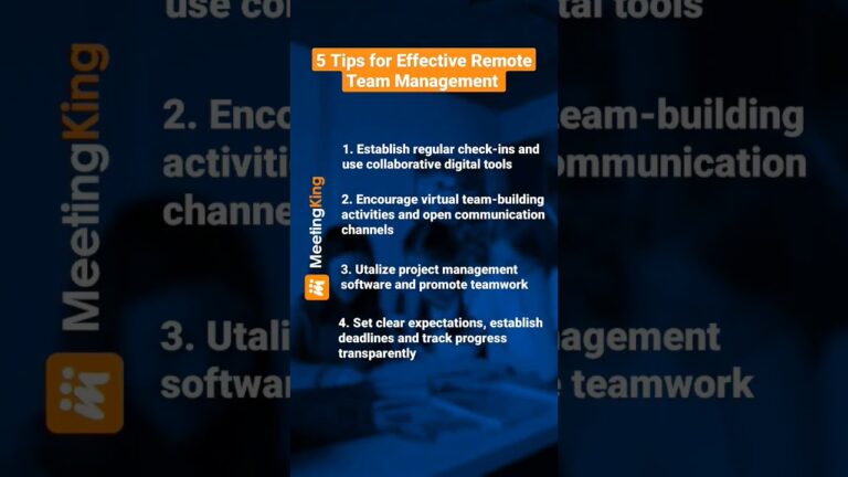 5 Tips for Effective Remote Team Management