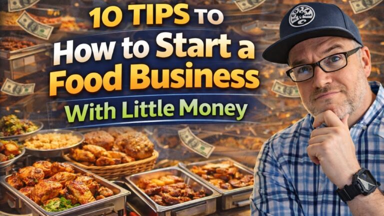 10 TIPS TO How to Start a Food business With Little Money Small Food business Startup Guide