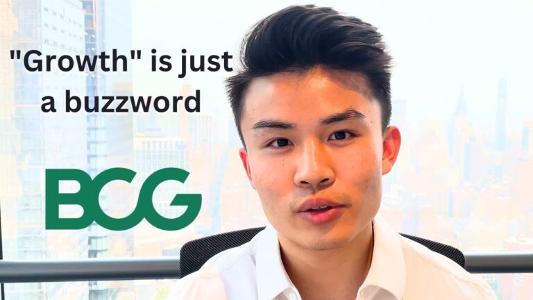 What does a BCG CONSULTANT actually do? GROWTH STRATEGY – Explained