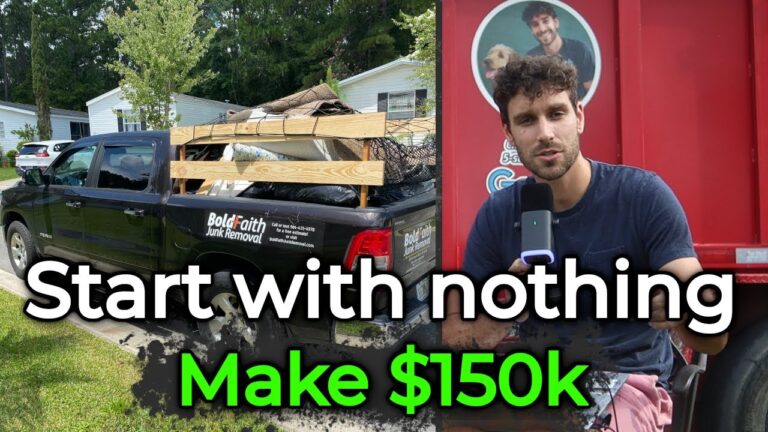 How to Start a Junk Removal Business with No Money (How my business makes $150k/Year)