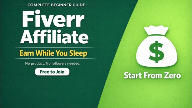 Earn With Fiverr Affiliates: A Beginner Guide That Actually Works